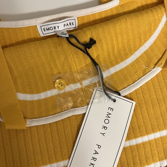 💛Emory Park two-piece pants set Mustard Yellow Size M - Picture 6 of 14